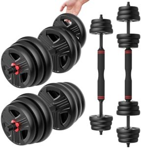 Adjustable Dumbbells 20/30/40/55/60/70/80/90lbs Home Gym Men Women Fitness Exercises